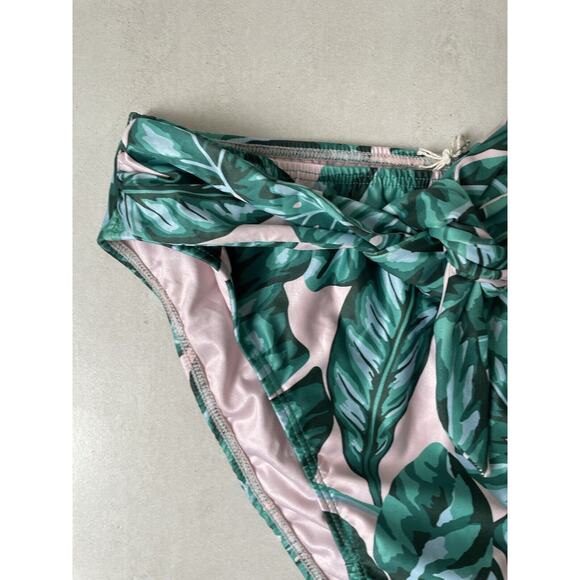 Kenny Flowers Swim Bikini Bottom Tie Front Fronds With Benefits - Picture 3 of 11